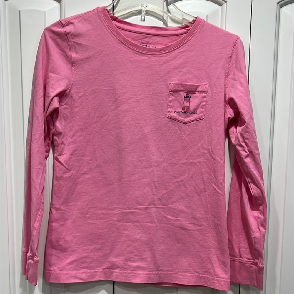 Vineyard Vines Women’s Pink Long Sleeve Shirt- Size XS